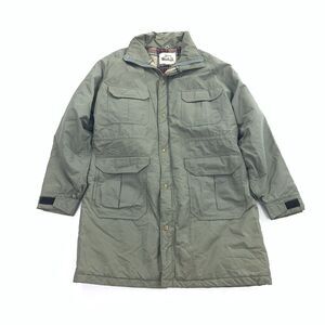 Vintage 1960s Woolrich Wool Lined Parka Coat Size L-XL Adult Unisex Green Jacket